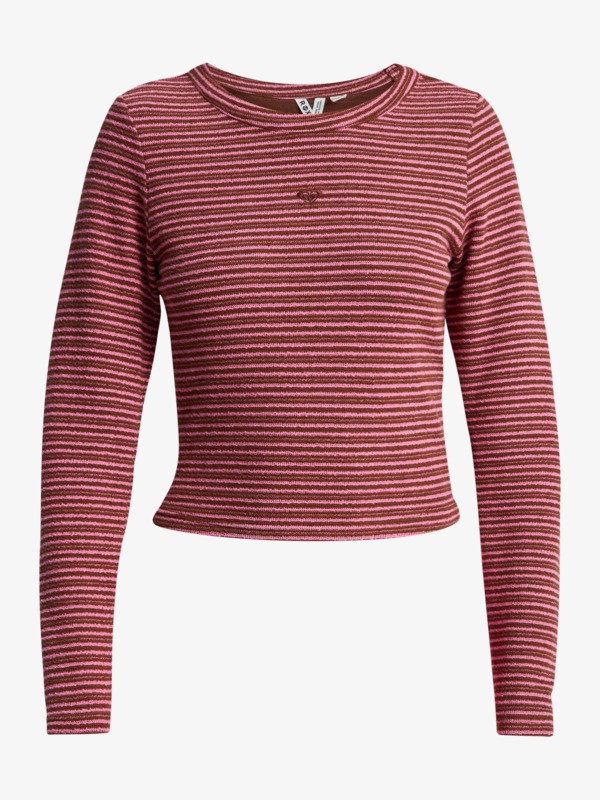 6 Spellbound Stripes - Top a coste extra testurizzato da Donna Pink ERJKT04332 Roxy