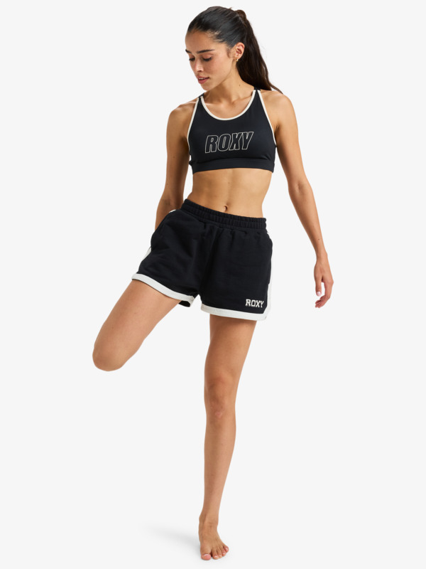2 Everyday Flow - Brassière de sport pour Femme Noir ERJKT04337 Roxy