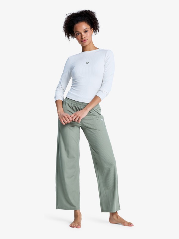 3 Rise & Vibe - Haut de sport manches longues pour Femme Blanc ERJKT04364 Roxy