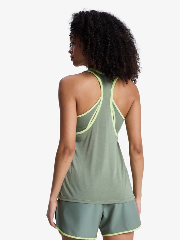 4 Everyday Flow - Vest Top for Women Green ERJKT04375 Roxy