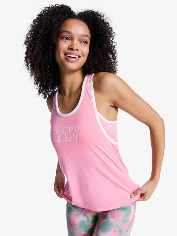 1 Everyday Flow - Vest Top for Women Pink ERJKT04375 Roxy