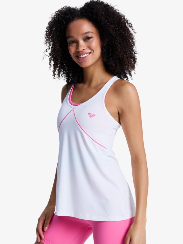 1 Move Free 2 - Top tecnico senza maniche da Donna White ERJKT04376 Roxy