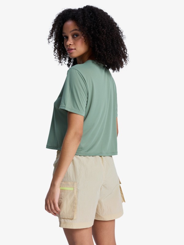 5 Boundless Spirit 3 - Technical Short Sleeve T-Shirt for Women Green ERJKT04378 Roxy