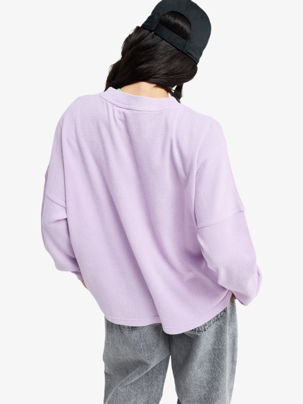 5 Eastside Midweight - T-shirt manches longues pour Femme Violet ERJKT04381 Roxy