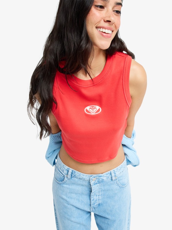 0 Iconic Days - Top f&uuml;r Frauen Rot ERJKT04384 Roxy