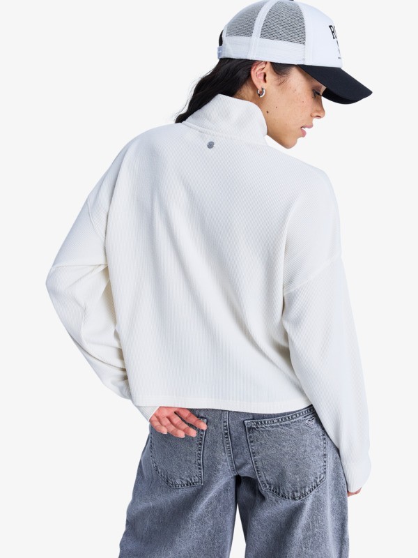 6 Carefree Cool - Top zipp&eacute; pour Femme Blanc ERJKT04388 Roxy