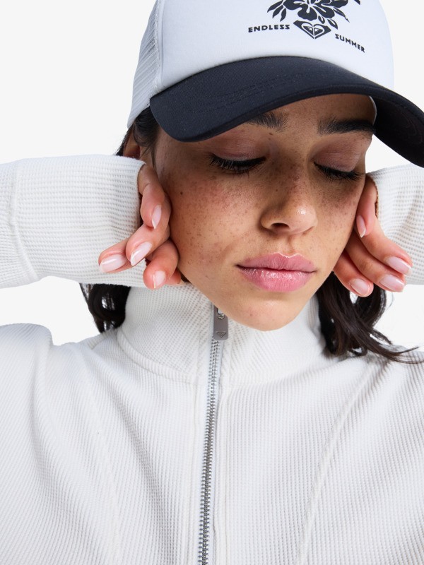 2 Carefree Cool - Top zipp&eacute; pour Femme Blanc ERJKT04388 Roxy