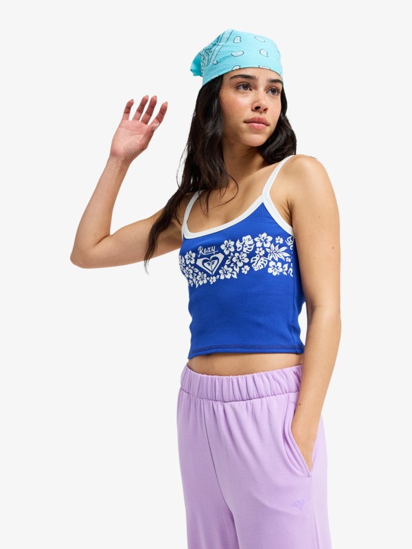 1 Whatever Forever - K&uuml;rzeres Top f&uuml;r Frauen Violett ERJKT04394 Roxy