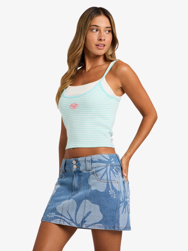 5 Never Too Late - Vest Top for Women White ERJKT04402 Roxy