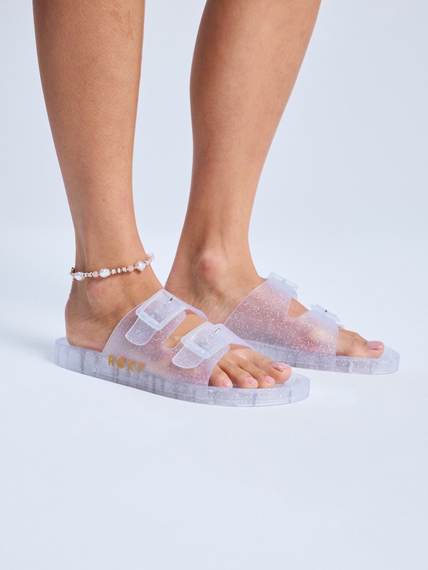 1 Kattie Glitter - Sandals for Women Grey ERJL100068 Roxy