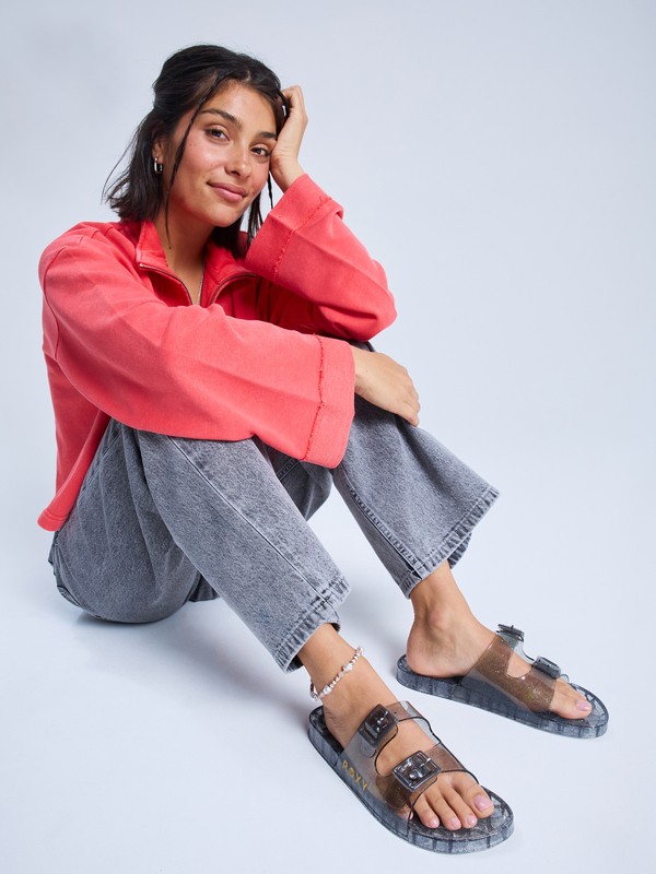 0 Kattie Glitter - Sandals for Women Grey ERJL100068 Roxy