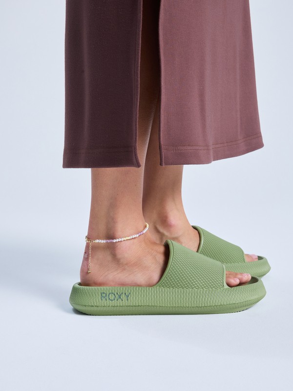 2 The Bumpy - Sand&aacute;lias para Mulher Verde ERJL100069 Roxy