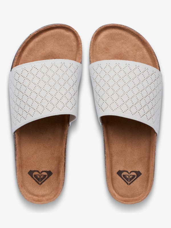 5 Mannae Slide - Sandalen f&uuml;r Frauen Braun ERJL100086 Roxy