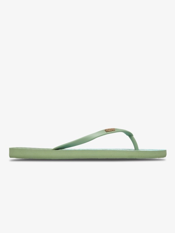 1 New Viva Printed - Flip-flops for Women Green ERJL100087 Roxy
