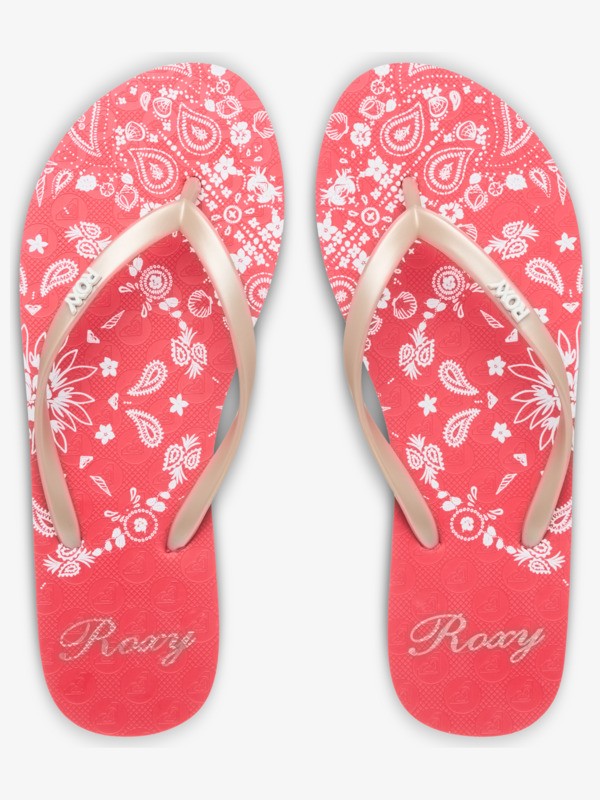 3 New Viva Printed - Flip-flops for Women Red ERJL100087 Roxy