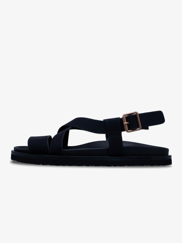 6 Zaho Crossed - Sandals for Women Black ERJL200042 Roxy