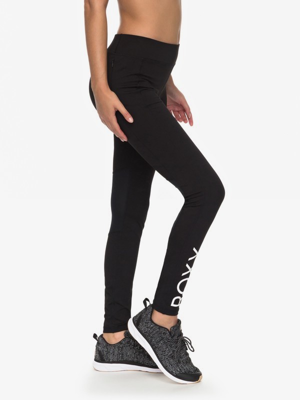 2 Spy Game - Technical Leggings for Women Black ERJNP03165 Roxy