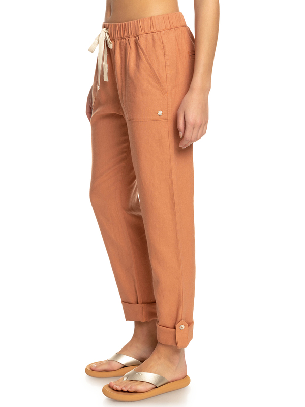 1 On The Seashore - Cargo Pants for Women Brown ERJNP03294 Roxy