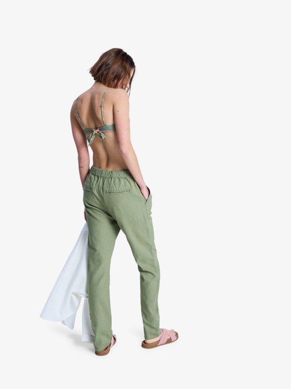 4 On The Seashore - Cargohose für Frauen Grün ERJNP03294 Roxy