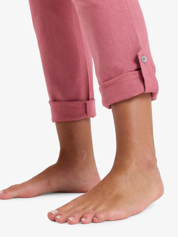 6 On The Seashore - Cargo Pants for Women Pink ERJNP03294 Roxy