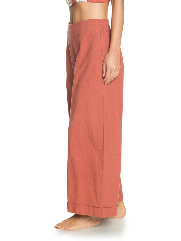 1 Senorita Smile - Pantalón de campana para Mujer  ERJNP03362 Roxy