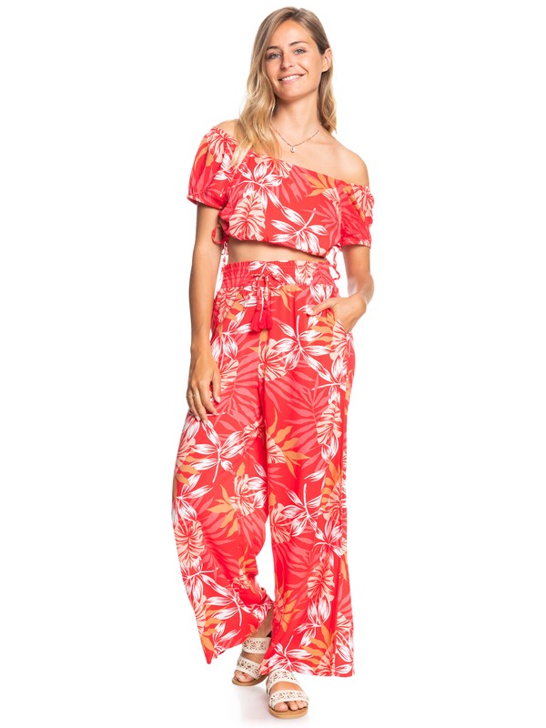 4 Slow Rhythm - Elasticated Beach Pants for Women  ERJNP03439 Roxy