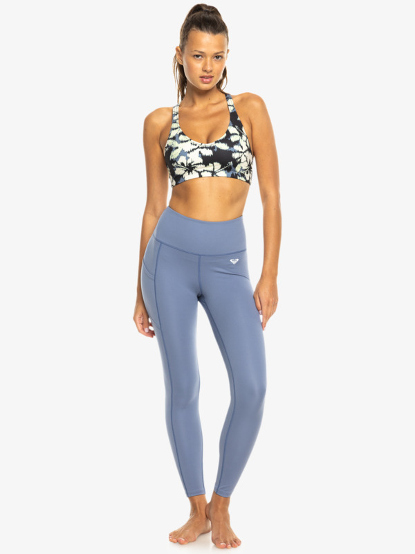 3 Heart Into It Ankle - Funktionelle Leggings für Frauen Blau ERJNP03488 Roxy