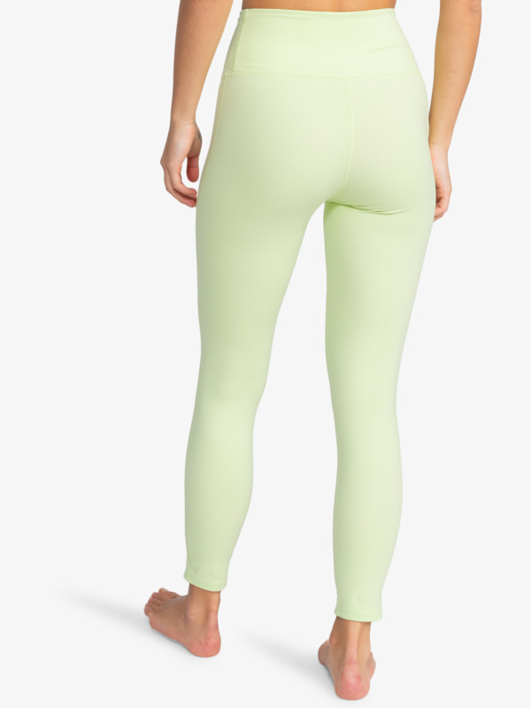 5 Heart Into It Ankle - Technical Leggings for Women Green ERJNP03488 Roxy