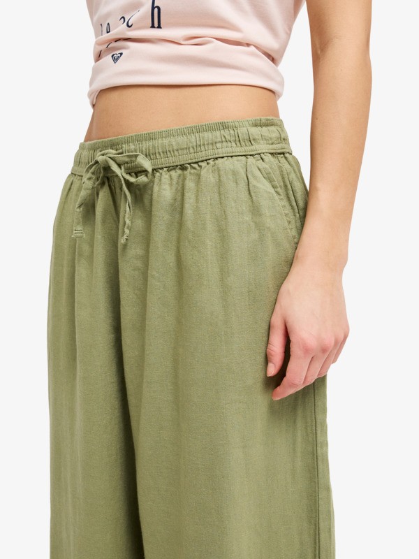 2 Lekeitio Break Mid - Cal&ccedil;as leves para mulher Verde ERJNP03545 Roxy