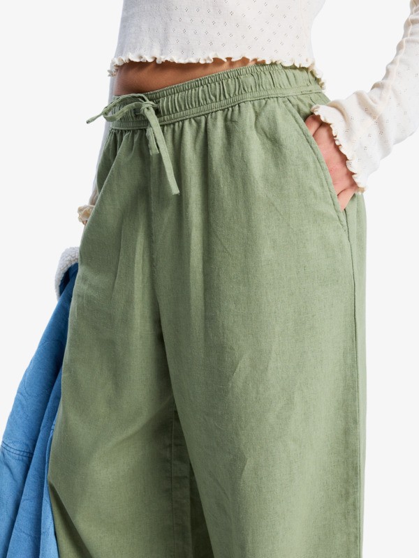 0 Lekeitio Break Mid - Leichte Hose für Frauen Grün ERJNP03545 Roxy