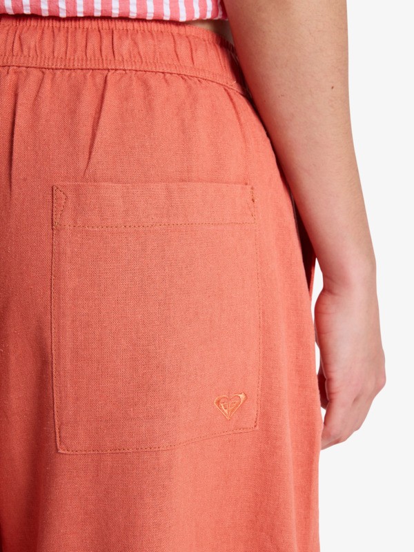 3 Lekeitio Break Mid - Pantaloni leggeri da Donna Pink ERJNP03545 Roxy