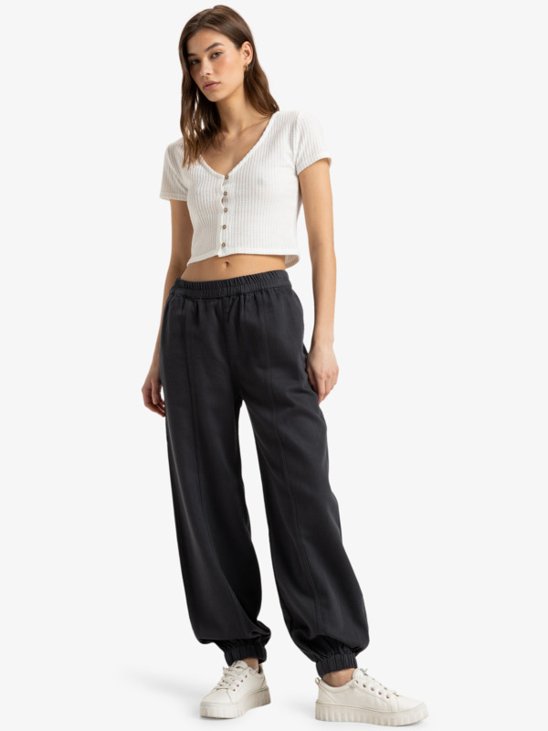 0 Lost In Desert - Pantaloni con vestibilità relaxed da Donna Black ERJNP03577 Roxy