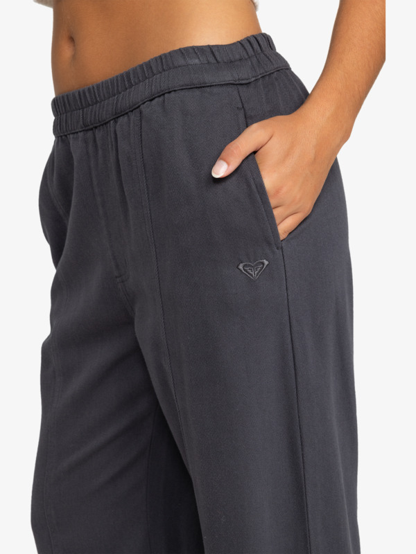 2 Lost In Desert - Relaxed Fit Pants for Women Black ERJNP03577 Roxy