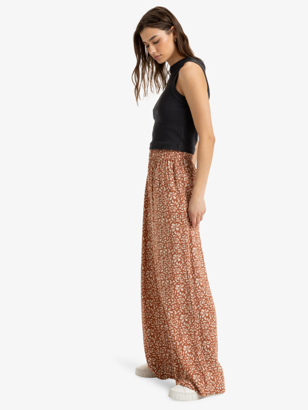 5 Forever And A Day - Wide Leg Pant for Women Brown ERJNP03586 Roxy