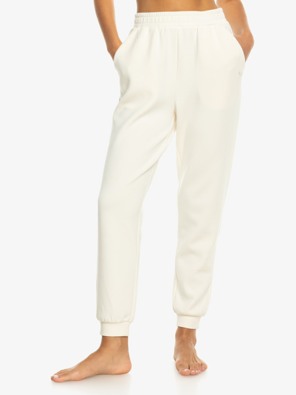 6 Rise & Vibe Sweet - Pantaloni con vita elastica da Donna Beige ERJNP03589 Roxy