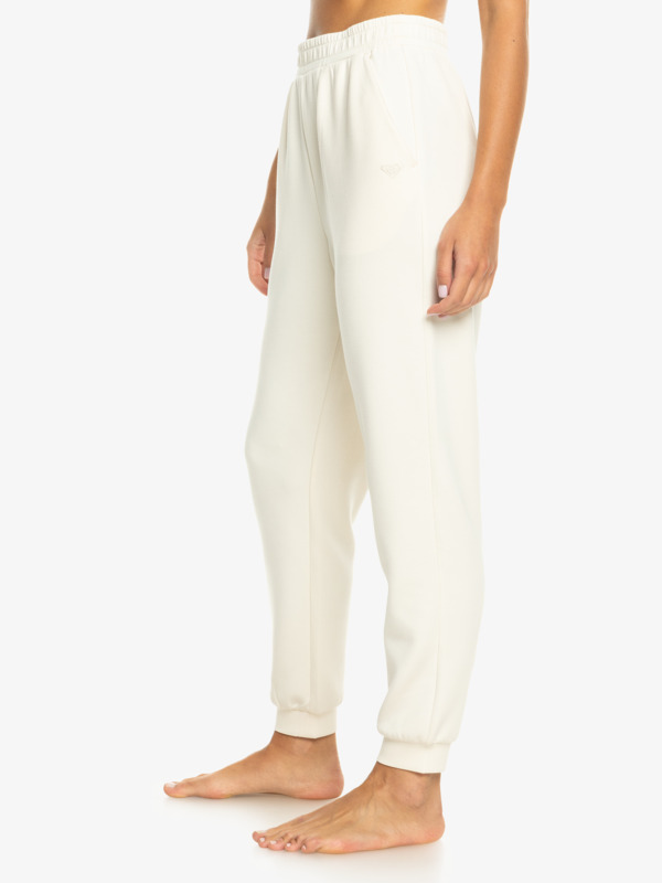 7 Rise & Vibe Sweet - Pantalón de cintura elástica para Mujer Beige ERJNP03589 Roxy