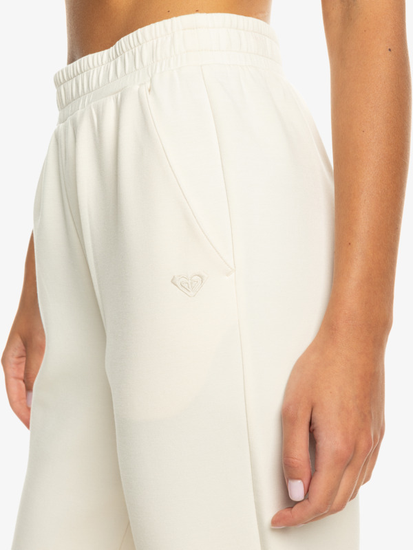 8 Rise & Vibe Sweet - Pantaloni con vita elastica da Donna Beige ERJNP03589 Roxy