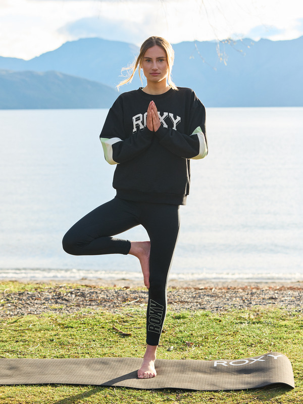 4 Everyday Flow - Sport Leggings for Women Black ERJNP03590 Roxy