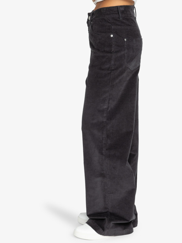 1 Surf On Cloud - Corduroy broek voor Dames Black ERJNP03598 Roxy