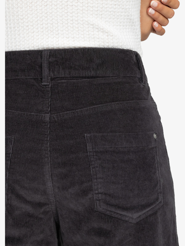 3 Surf On Cloud - Corduroy broek voor Dames Black ERJNP03598 Roxy