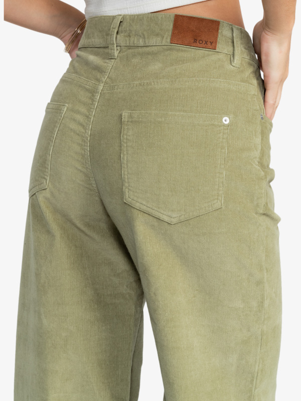 9 Surf On Cloud - Fixed Waist Pants for Women Green ERJNP03607 Roxy