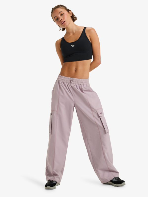 8 Boundless Spirits - Pantalon de sport loose pour Femme Violet ERJNP03617 Roxy
