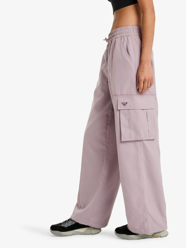 2 Boundless Spirits - Pantalon de sport loose pour Femme Violet ERJNP03617 Roxy
