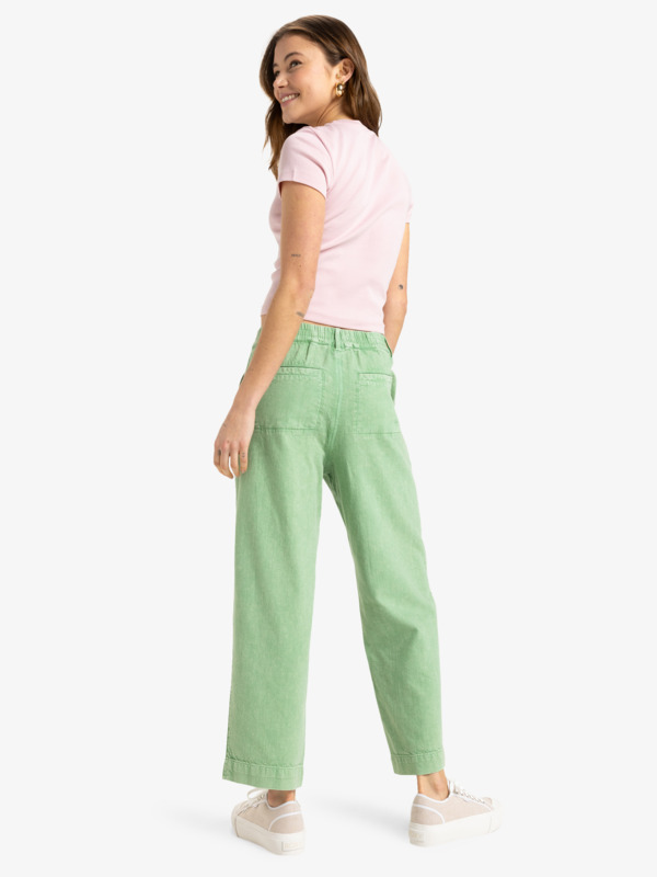 6 Break My Soul - Pantalon à taille élastique pour Femme Vert ERJNP03621 Roxy