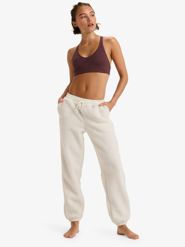 2 Waves Of Warmths - Pantaloni sportivi da Donna White ERJNP03674 Roxy