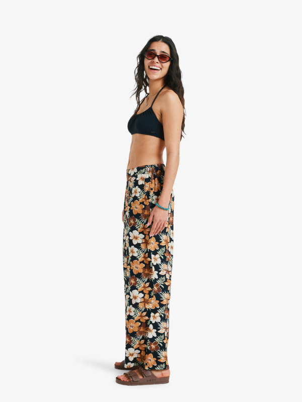 2 Midnight Avenue - Crepe Trousers for Women Brown ERJNP03683 Roxy