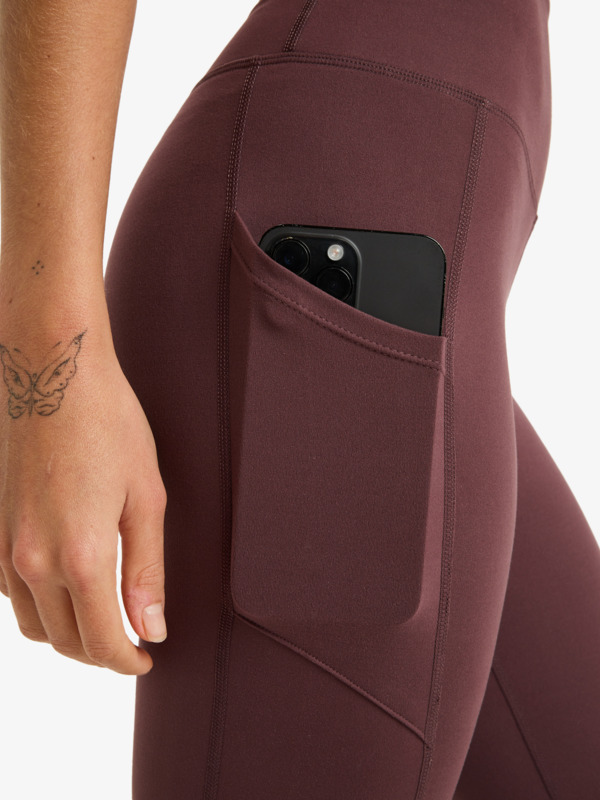 4 Heart Into It Ankle - Sport Leggings for Women Red ERJNP03690 Roxy
