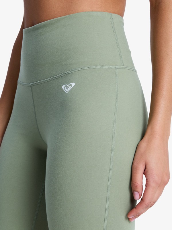 2 Heart Into It Ankle - Sport Leggings for Women Green ERJNP03690 Roxy
