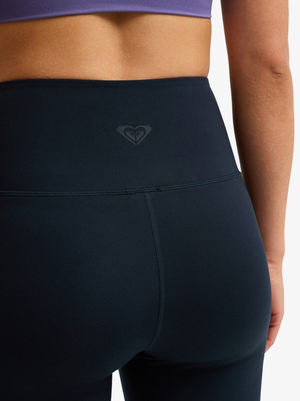 6 Heart Into It Ankle - Sportlegging voor Dames Black ERJNP03690 Roxy