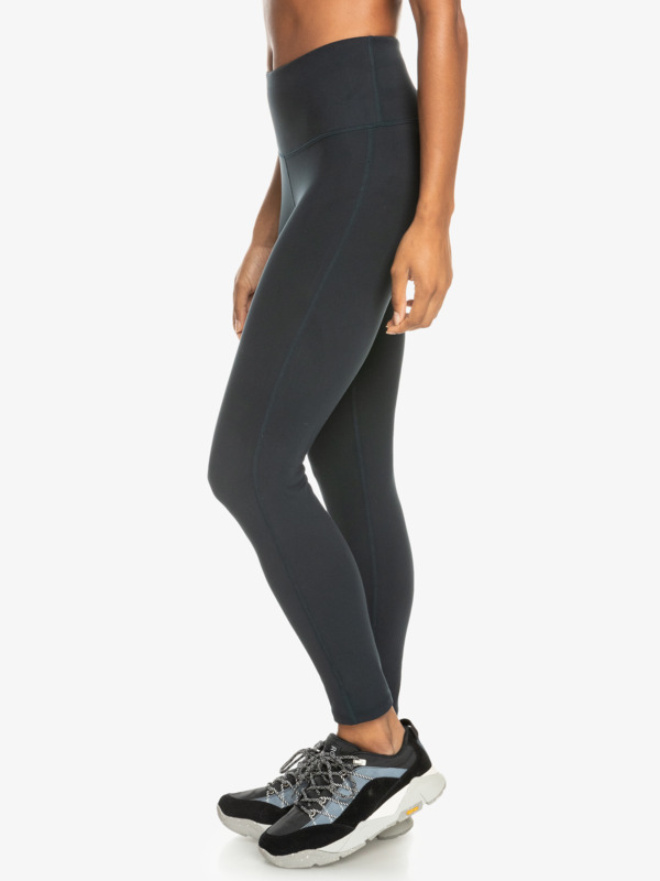 1 Heart Into It Ankle - Sport Leggings for Women Black ERJNP03690 Roxy
